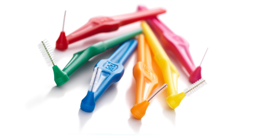 interdental brush angle