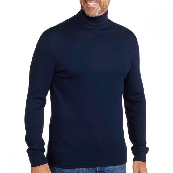 Polyester turtleneck mens top
